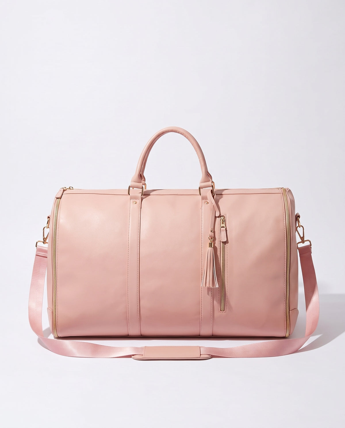 The OneBag in Blush and Champagne — front view.
