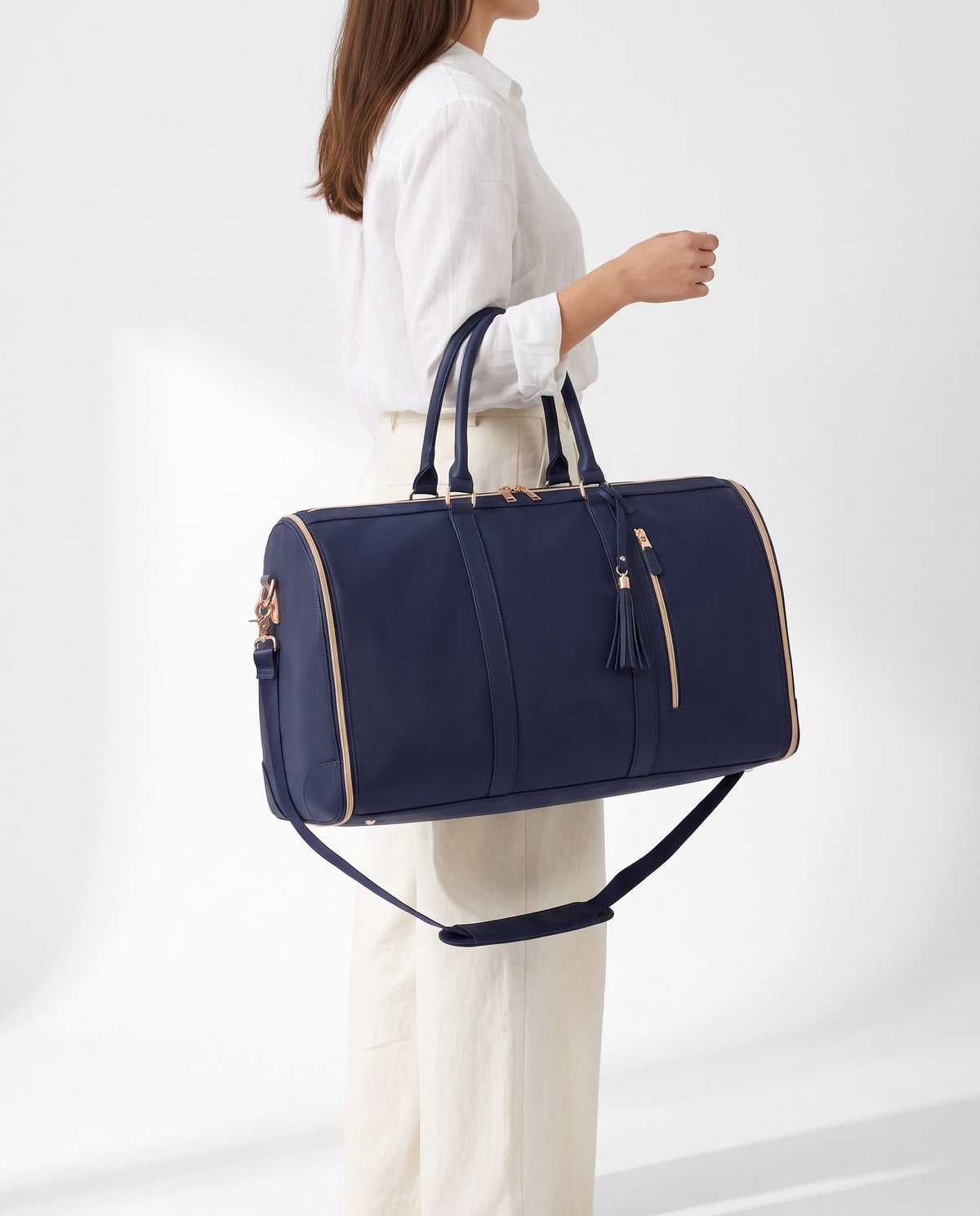 The OneBag in Midnight in Paris — carried for scale.